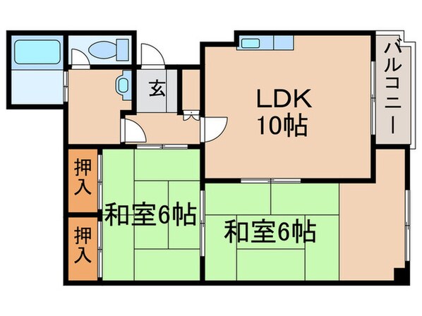 メゾン菊栄Ⅱの物件間取画像